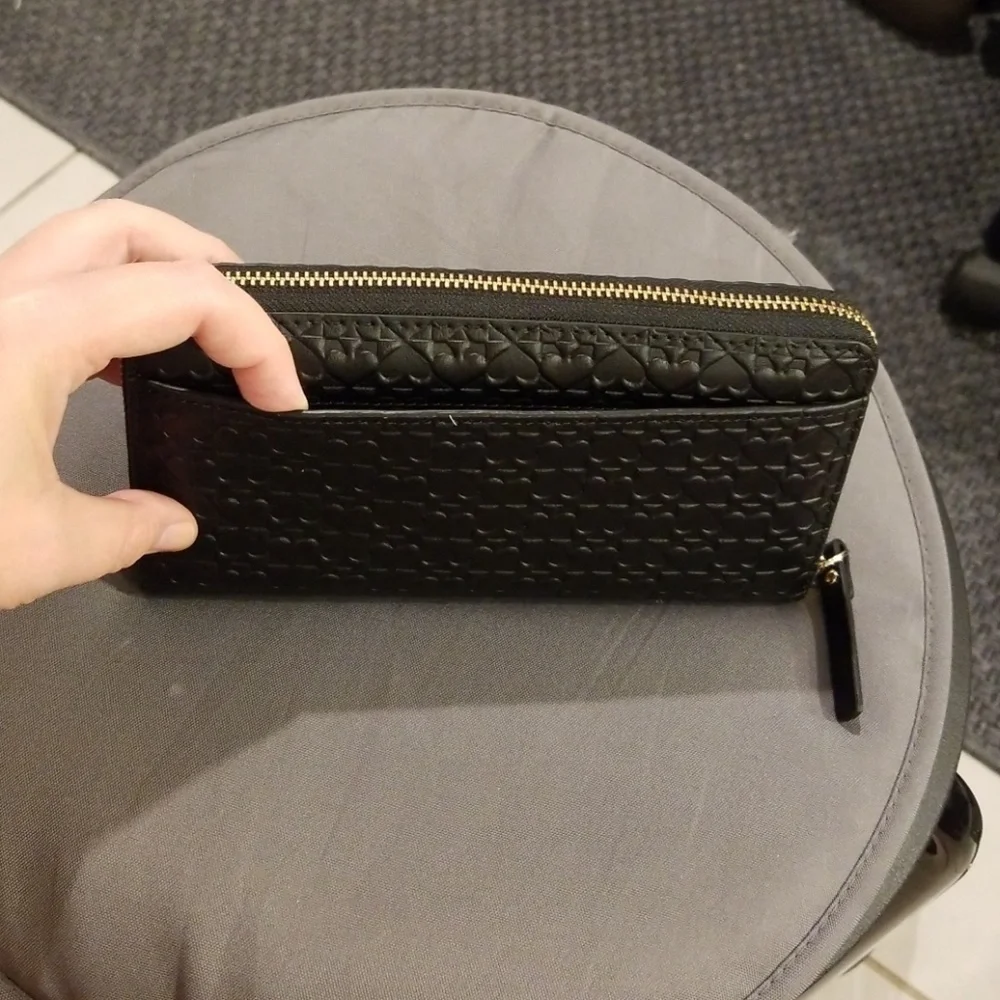 💕Kate Spade💕 Spade Logo Large Zip Around Wallet